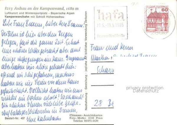 Kampenwand Chiemgau Aschau Kampenwandbahn Schloss Hohenasch – Bild 2