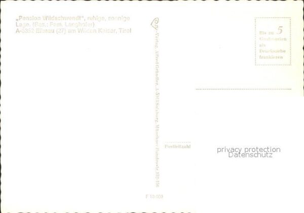 Ellmau Tirol Pension Wildschwendt – Bild 2