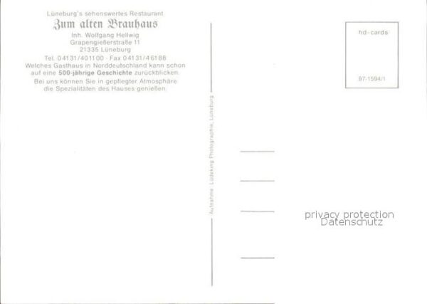 Lueneburg Restaurant zum alten Braunhaus – Bild 2