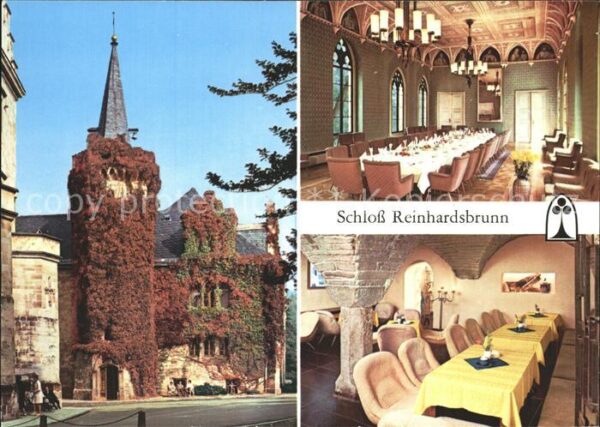 Reinhardsbrunn Schloss Tabarz Ahnensaal Schlosskellerb