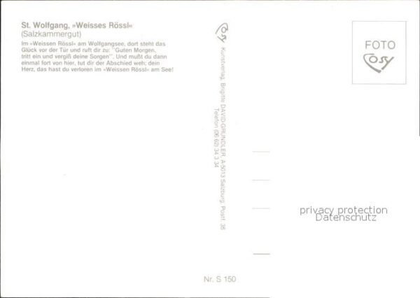 St Wolfgang Wolfgangsee Weisses Rössl – Bild 2