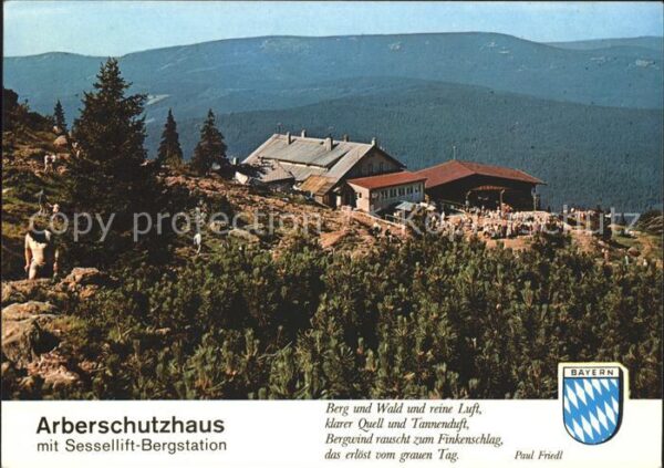 Grosser Arber Arberschutzhaus Sessellift Bergstation