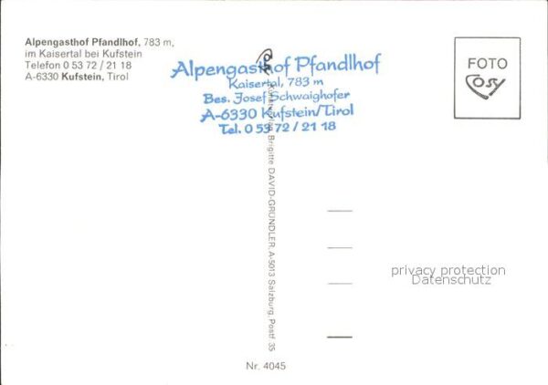 Kufstein Tirol Alpengasthof Pfandlhof – Bild 2