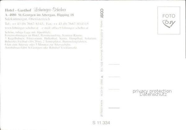 St Georgen Attergau Hotel Lohninger Schober – Bild 2