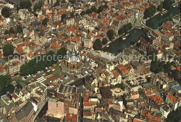 Amsterdam Niederlande Fliegeraufnahme