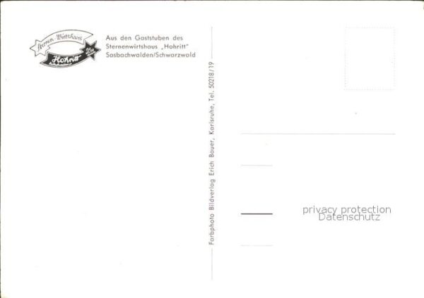 Sasbachwalden Sternenwirtshaus Hohritt – Bild 2
