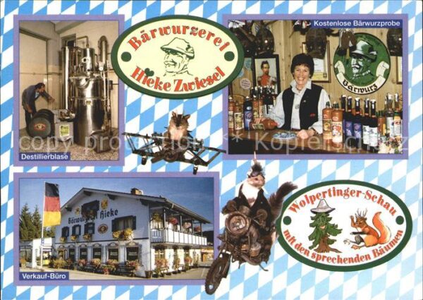 Zwiesel Niederbayern Heinrich Hieke Bärwurzerei Destellierbl
