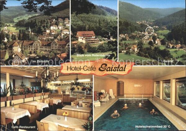 Bad Herrenalb Hotel Cafe Gaistal Rotenbächle Zentrum