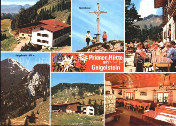 Priener Huette Geigelstein Gipfelkreuz