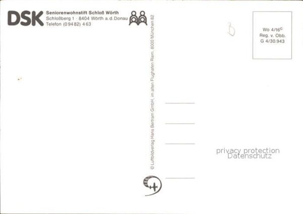 Woerth Donau Fliegeraufnahme Seniorenwohnstift Schlo – Bild 2