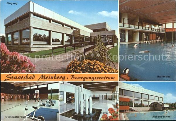Bad Meinberg Staatsbad Eingang Hallenbad Aussenbecke