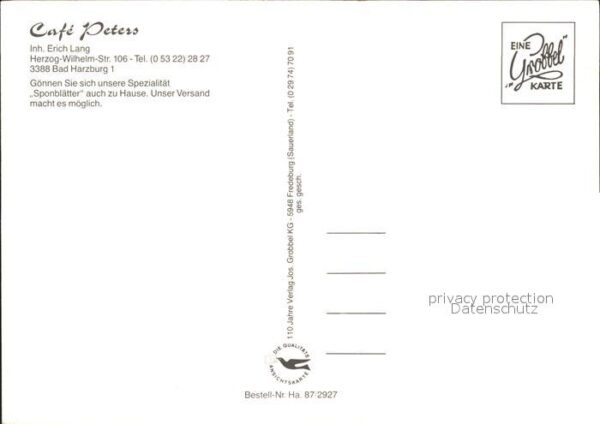 Bad Harzburg Cafe Peters – Bild 2
