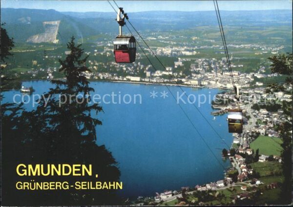Gmunden Salzkammergut Grünberg Seilbahn