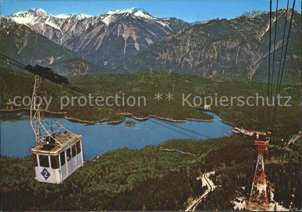 Zugspitze Grosskabinenbahn Eibsee Ammergauer Alpe