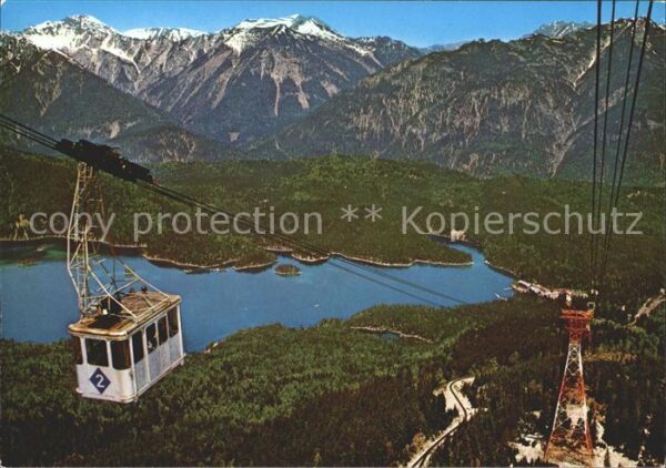 Zugspitze Grosskabinenbahn Eibsee Ammergauer Alpe