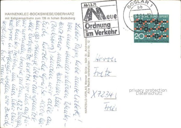 Hahnenklee-Bockswiese Harz Kabinenseilbahn Bocksberg – Bild 2