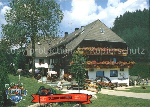 Grafenhausen Schwarzwald Schwarzwaldgasthof Tannenmühle