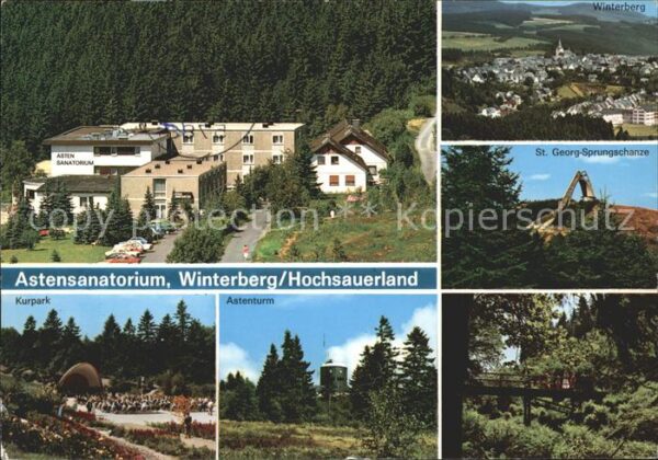 Winterberg Hochsauerland Astensanatorium Kurpark Astenturm St Ge
