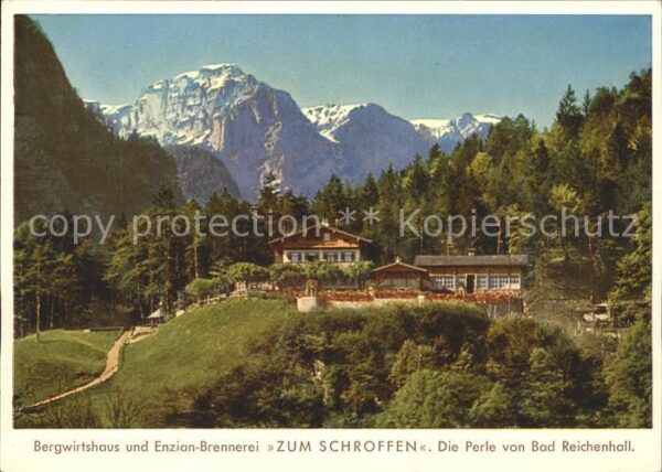 Bad Reichenhall Bergwirtshaus Enzian Brennerei zum Schr