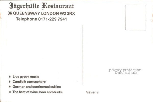 London Jägerhütte – Bild 2