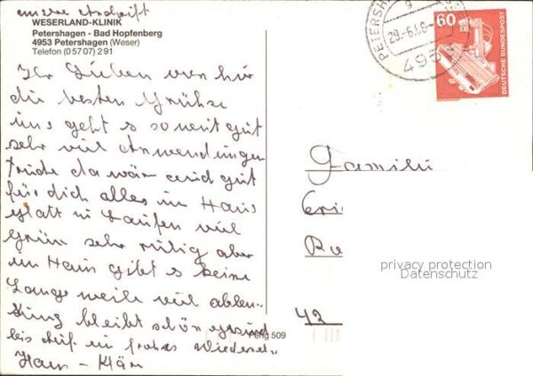 Petershagen Weser Weserland Klinik Bad Hopfenberg – Bild 2