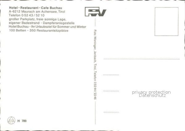 Maurach Tirol Hotel Restaurant Cafe Buchau – Bild 2