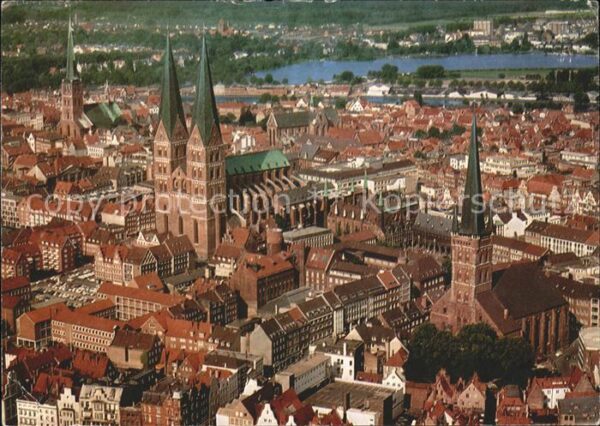 Luebeck Fliegeraufnahme