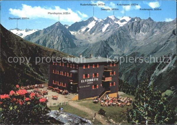 Hall Tirol Bergrestaurant Elferhütte Daunkogel Pfa