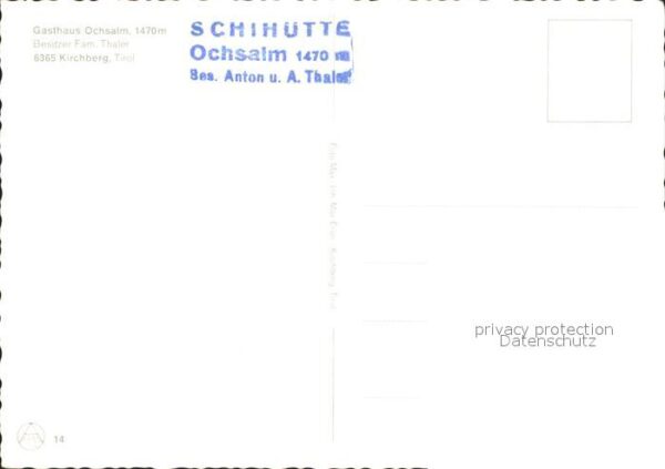 Kirchberg Tirol Gasthaus Ochsalm – Bild 2