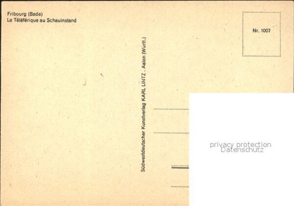 Freiburg Breisgau Schwebebahn Schauinsland – Bild 2