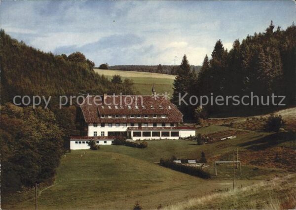 Grafenhausen Schwarzwald VdH Erholungsheim Haus Heilmkehrerdank