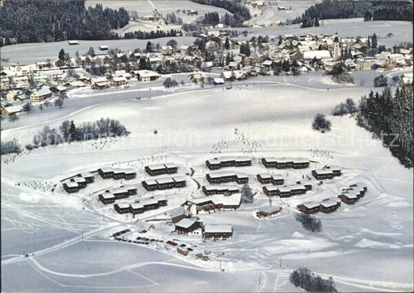 Scheidegg Allgaeu Fliegeraufnahme Feriendorf Erholungswer
