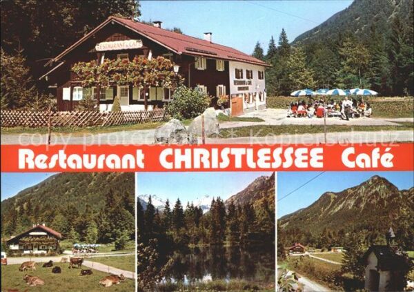 Oberstdorf Restaurant Christelessee Cafe