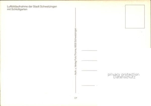 Schwetzingen Schlossgarten Fliegeraufnahme – Bild 2