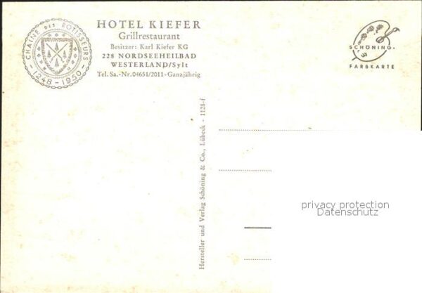 Westerland Sylt Hotel Kiefer Grillrestaurant – Bild 2
