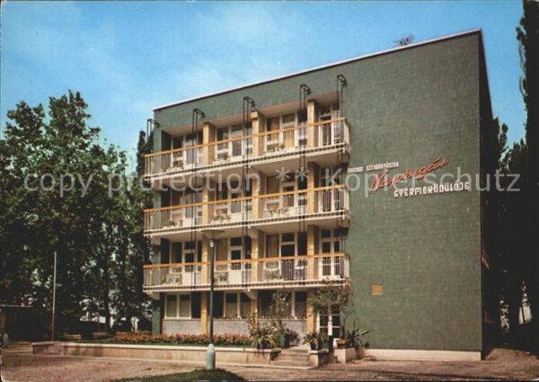 Balatonszemes Kinderheim Bergleute Borsod Kohlengrube