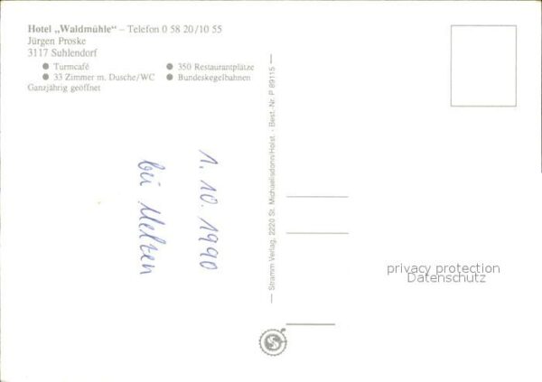 Suhlendorf Hotel Restaurant Turmcafe Waldmühle – Bild 2