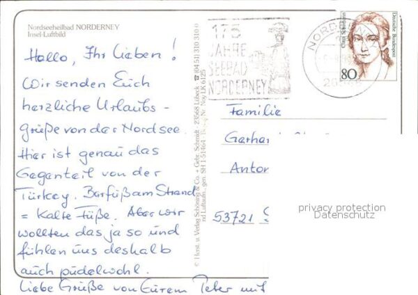 Norderney Nordseebad Fliegeraufnahme – Bild 2