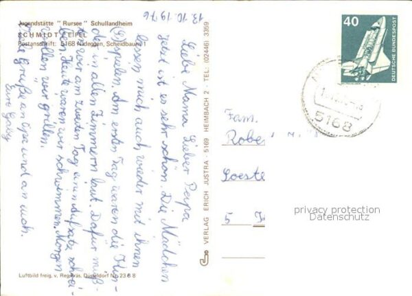 Nideggen Eifel Jugendstätte Rursee Schullandheim – Bild 2