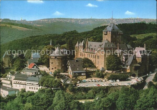 Schloss Burg Wupper Fliegeraufnahme