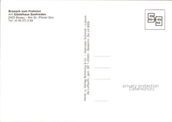 Bosau Braasch Frohsinn Gästehaus Seefrieden – Bild 2