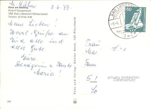Bad Liebenzell Haus Badweg – Bild 2