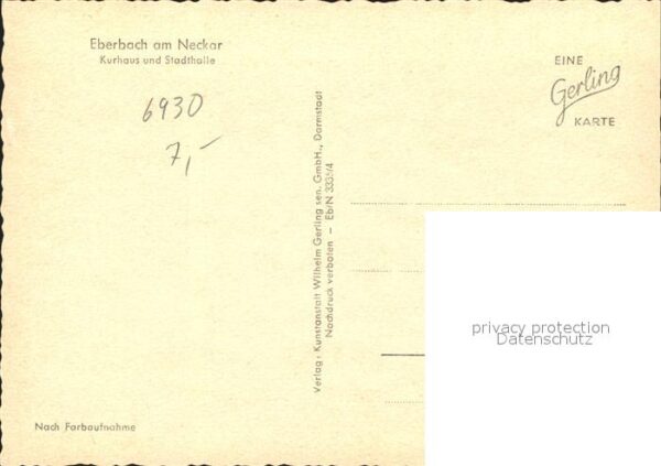 Eberbach Neckar Kurhaus Stadthalle – Bild 2