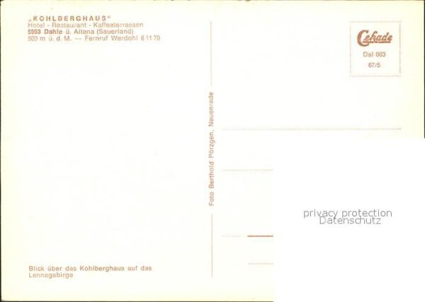 Dahle Altena Kohlberghaus – Bild 2