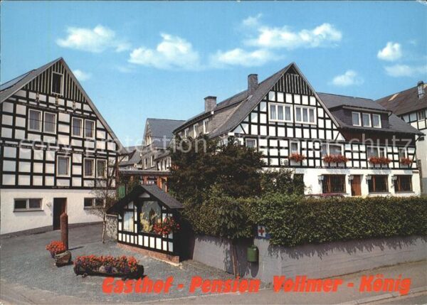 Schmallenberg Gasthof Pension Vollmer König