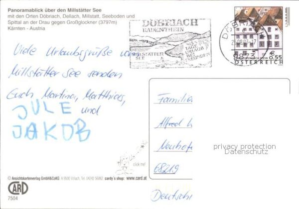 Millstaettersee Fliegeraufnahme mit Döbriach Dellach Se – Bild 2