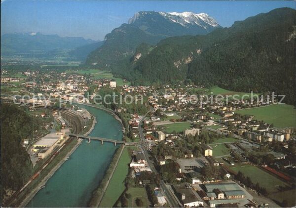 Kufstein Tirol Fliegeraufnahme mit Zahmen Kaiser