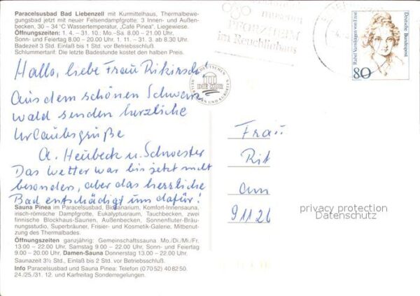 Bad Liebenzell Paracelsusbad mit Sauna Pinea – Bild 2