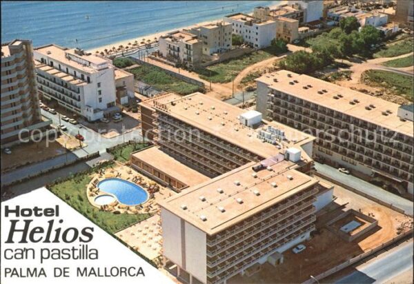 Palma de Mallorca Hotel Helios Fliegeraufnahme