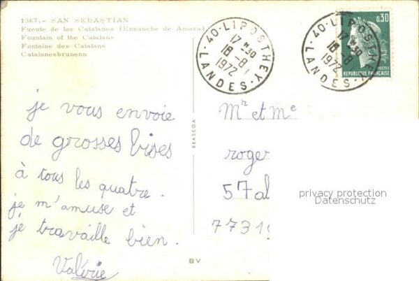 San Sebastian  Pais Vasco ES Fontaine des Catalans – Bild 2